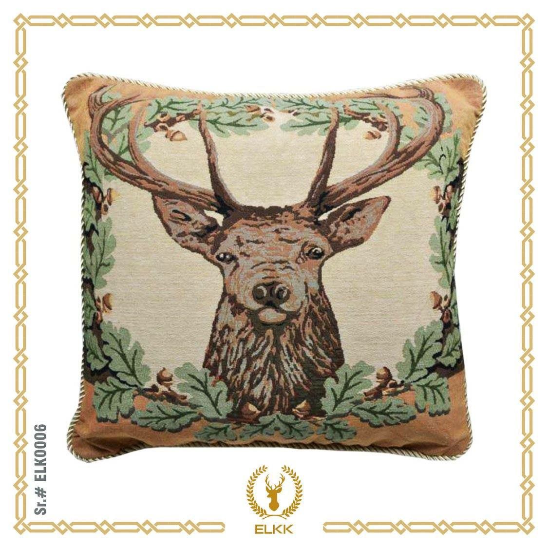Stag Beige - Panelled Cushion