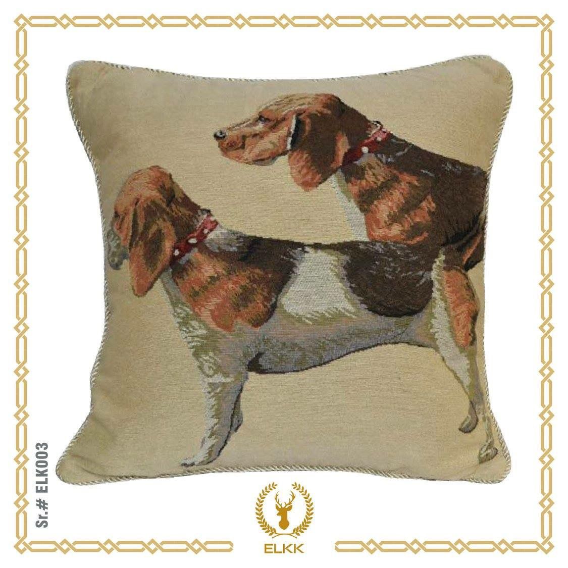 Dogs Tapestry Cushion