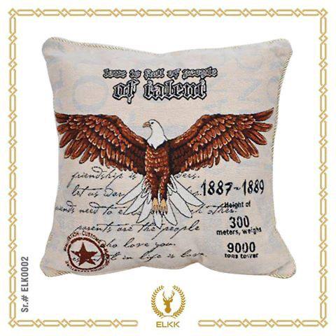 Nordic Elk Throw Pillow